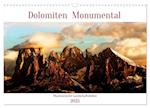 Dolomiten Monumental (Wandkalender 2025 DIN A3 quer), CALVENDO Monatskalender