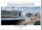 Hamburg und seine Schiffe- fotografiert von Ralf Kretschmer (Tischkalender 2025 DIN A5 quer), CALVENDO Monatskalender