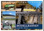 Modellbahnen aus aller Welt - H0, N, Z (Tischkalender 2025 DIN A5 quer), CALVENDO Monatskalender