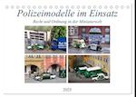 Polizeimodelle im Einsatz (Tischkalender 2025 DIN A5 quer), CALVENDO Monatskalender