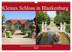 Kleines Schloss in Blankenburg und die Roseburg bei Ballenstedt (Wandkalender 2025 DIN A3 quer), CALVENDO Monatskalender