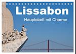 Lissabon - Hauptstadt mit Charme (Tischkalender 2025 DIN A5 quer), CALVENDO Monatskalender