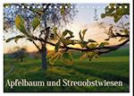 Apfelbaum und Streuobstwiesen (Tischkalender 2025 DIN A5 quer), CALVENDO Monatskalender