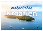 Malerisches Kroatien (Wandkalender 2025 DIN A4 quer), CALVENDO Monatskalender