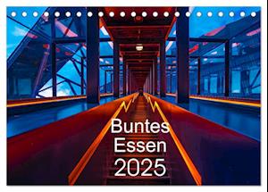 Buntes Essen 2025 (Tischkalender 2025 DIN A5 quer), CALVENDO Monatskalender