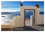 Santorini Fira & Firostefani (Wandkalender 2025 DIN A3 quer), CALVENDO Monatskalender