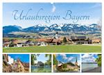 Urlaubsregion Bayern (Wandkalender 2025 DIN A2 quer), CALVENDO Monatskalender