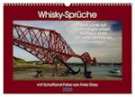 Whisky-Sprüche (Wandkalender 2025 DIN A3 quer), CALVENDO Monatskalender