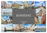 Konstanz Stadtansichten (Wandkalender 2025 DIN A2 quer), CALVENDO Monatskalender