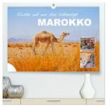 Erlebe mit mir das lebendige Marokko (hochwertiger Premium Wandkalender 2025 DIN A2 quer), Kunstdruck in Hochglanz