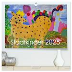 Stadtkinder (hochwertiger Premium Wandkalender 2025 DIN A2 quer), Kunstdruck in Hochglanz