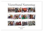 Narrentag Viererbund 2025 (Wandkalender 2025 DIN A2 quer), CALVENDO Monatskalender