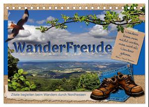 WanderFreude (Tischkalender 2025 DIN A5 quer), CALVENDO Monatskalender