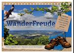 WanderFreude (Tischkalender 2025 DIN A5 quer), CALVENDO Monatskalender