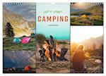 Let's start Camping (Wandkalender 2025 DIN A3 quer), CALVENDO Monatskalender