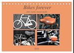 Bikes forever (Tischkalender 2025 DIN A5 quer), CALVENDO Monatskalender