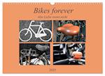 Bikes forever (Wandkalender 2025 DIN A3 quer), CALVENDO Monatskalender