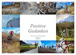 Positive Gedanken - Motivation und Mountainbike (Wandkalender 2025 DIN A3 quer), CALVENDO Monatskalender