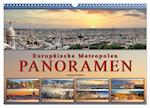 Europäische Metropolen - Panoramen (Wandkalender 2025 DIN A3 quer), CALVENDO Monatskalender