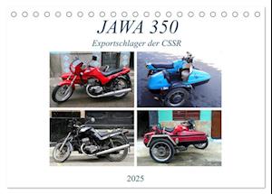 JAWA 350 - Exportschlager der CSSR (Tischkalender 2025 DIN A5 quer), CALVENDO Monatskalender