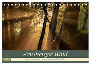 Arnsberger Wald (Tischkalender 2025 DIN A5 quer), CALVENDO Monatskalender