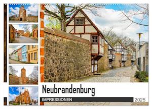 Neubrandenburg Impressionen (Wandkalender 2025 DIN A2 quer), CALVENDO Monatskalender