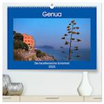 Genua - Die facettenreiche Schönheit (hochwertiger Premium Wandkalender 2025 DIN A2 quer), Kunstdruck in Hochglanz