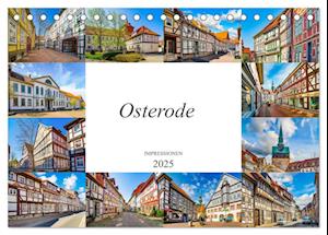 Osterode Impressionen (Tischkalender 2025 DIN A5 quer), CALVENDO Monatskalender