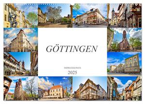 Göttingen Impressionen (Wandkalender 2025 DIN A2 quer), CALVENDO Monatskalender