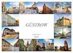 Güstrow Impressionen (Wandkalender 2025 DIN A2 quer), CALVENDO Monatskalender