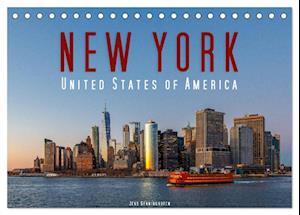 New York - United States of America (Tischkalender 2025 DIN A5 quer), CALVENDO Monatskalender