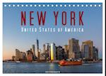 New York - United States of America (Tischkalender 2025 DIN A5 quer), CALVENDO Monatskalender