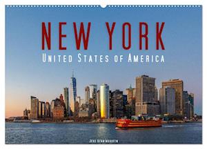 New York - United States of America (Wandkalender 2025 DIN A2 quer), CALVENDO Monatskalender