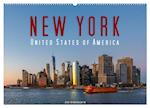 New York - United States of America (Wandkalender 2025 DIN A2 quer), CALVENDO Monatskalender