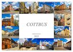 Cottbus Impressionen (Wandkalender 2025 DIN A2 quer), CALVENDO Monatskalender