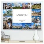 Madeira Die Stadt Funchal (hochwertiger Premium Wandkalender 2025 DIN A2 quer), Kunstdruck in Hochglanz