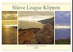 Slieve League Klippen die höchsten Klippen von Irland (Tischkalender 2025 DIN A5 quer), CALVENDO Monatskalender