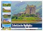 Schottische Highlights Rundreise durch Schottland (Wandkalender 2025 DIN A3 quer), CALVENDO Monatskalender