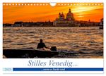 Stilles Venedig wenn es Nacht wird (Wandkalender 2025 DIN A4 quer), CALVENDO Monatskalender