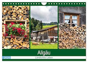 Allgäu - Landliches Leben (Wandkalender 2025 DIN A4 quer), CALVENDO Monatskalender