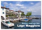 Motive rund um den See Lago Maggiore (Wandkalender 2025 DIN A2 quer), CALVENDO Monatskalender