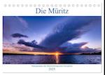 Die Müritz - Naturparadies der Mecklenburgischen Seenplatte (Tischkalender 2025 DIN A5 quer), CALVENDO Monatskalender