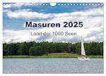 Masuren 2025 - Land der 1000 Seen (Wandkalender 2025 DIN A4 quer), CALVENDO Monatskalender