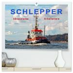 Schlepper - bärenstarke Arbeitstiere (hochwertiger Premium Wandkalender 2025 DIN A2 quer), Kunstdruck in Hochglanz