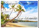 Summer Paradise Fiji (Tischkalender 2025 DIN A5 quer), CALVENDO Monatskalender