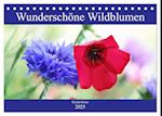 Wunderschöne Wildblumen (Tischkalender 2025 DIN A5 quer), CALVENDO Monatskalender