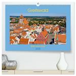 Greifswald, Bilder einer Stadt (hochwertiger Premium Wandkalender 2025 DIN A2 quer), Kunstdruck in Hochglanz