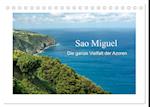 Sao Miguel - Die ganze Vielfalt der Azoren (Tischkalender 2025 DIN A5 quer), CALVENDO Monatskalender