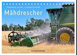 Giganten in der Landwirtschaft - Mähdrescher (Tischkalender 2025 DIN A5 quer), CALVENDO Monatskalender