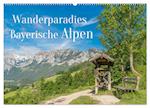 Wanderparadies Bayerische Alpen (Wandkalender 2025 DIN A2 quer), CALVENDO Monatskalender